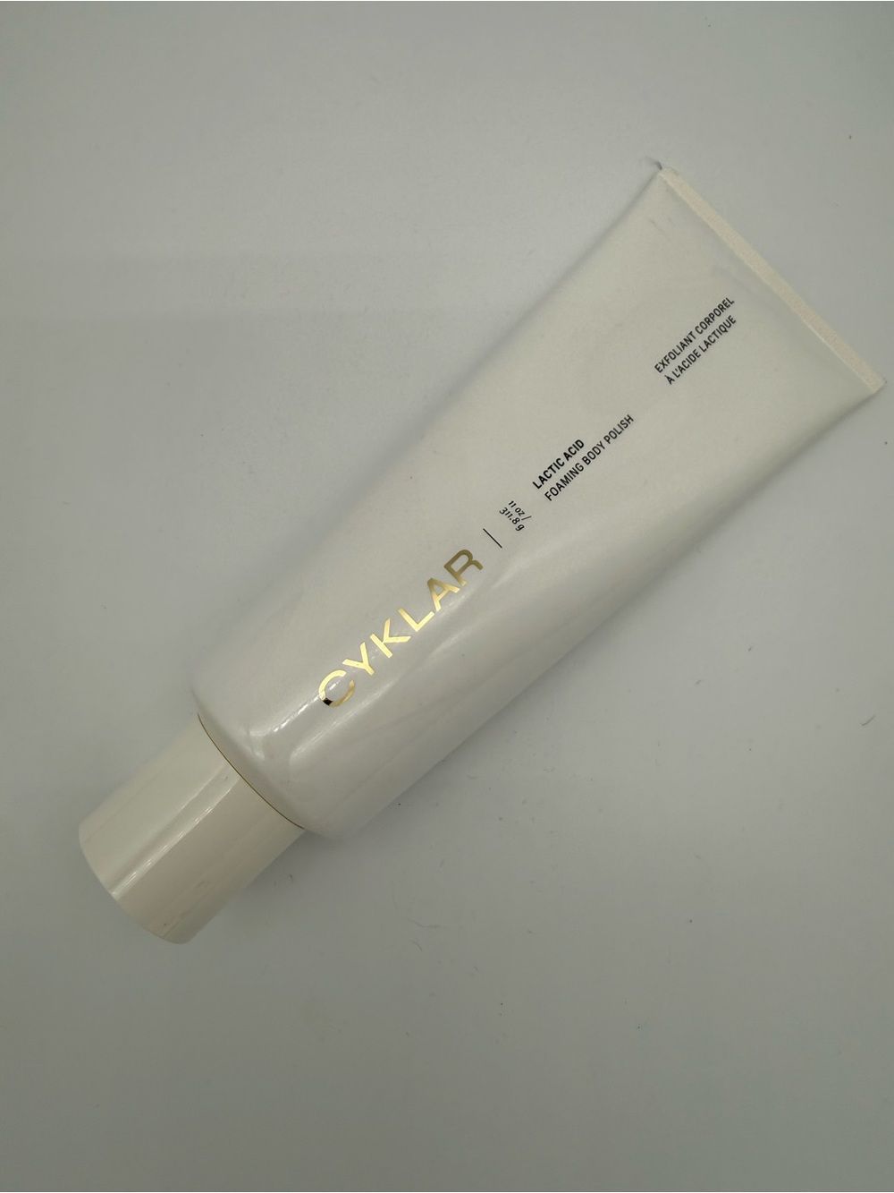 CYKLAR Lactic Acid Foaming Body Polish 11 oz NEW Exfoliating AHA Body Scrub
